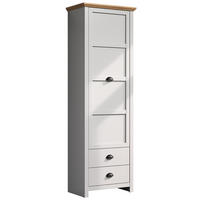 GARDEROBENSCHRANK Landside Grau - Grau, Holzwerkstoff (65/201/41cm) - ebuy24