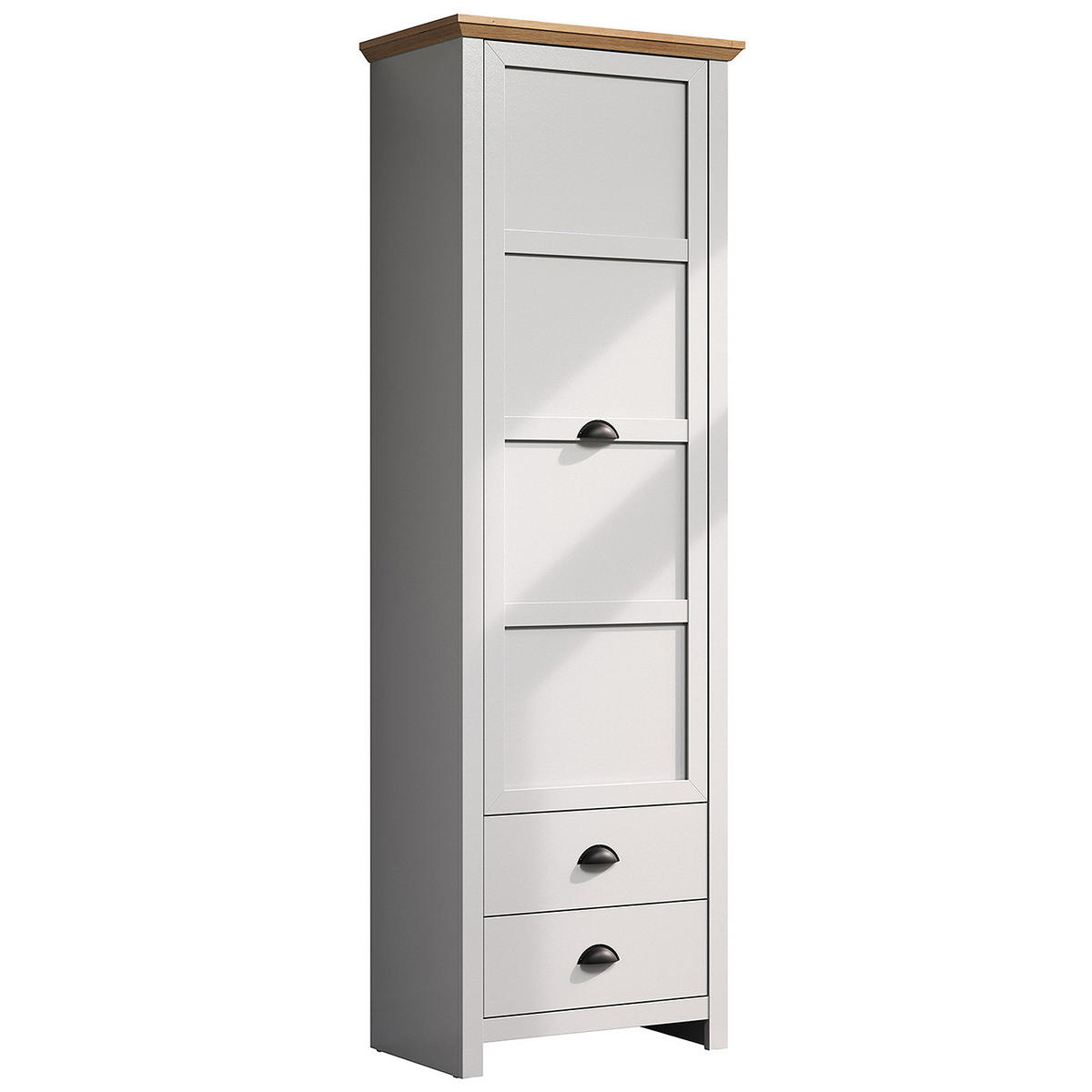 GARDEROBENSCHRANK Landside Grau - Grau, Holzwerkstoff (65/201/41cm) - ebuy24