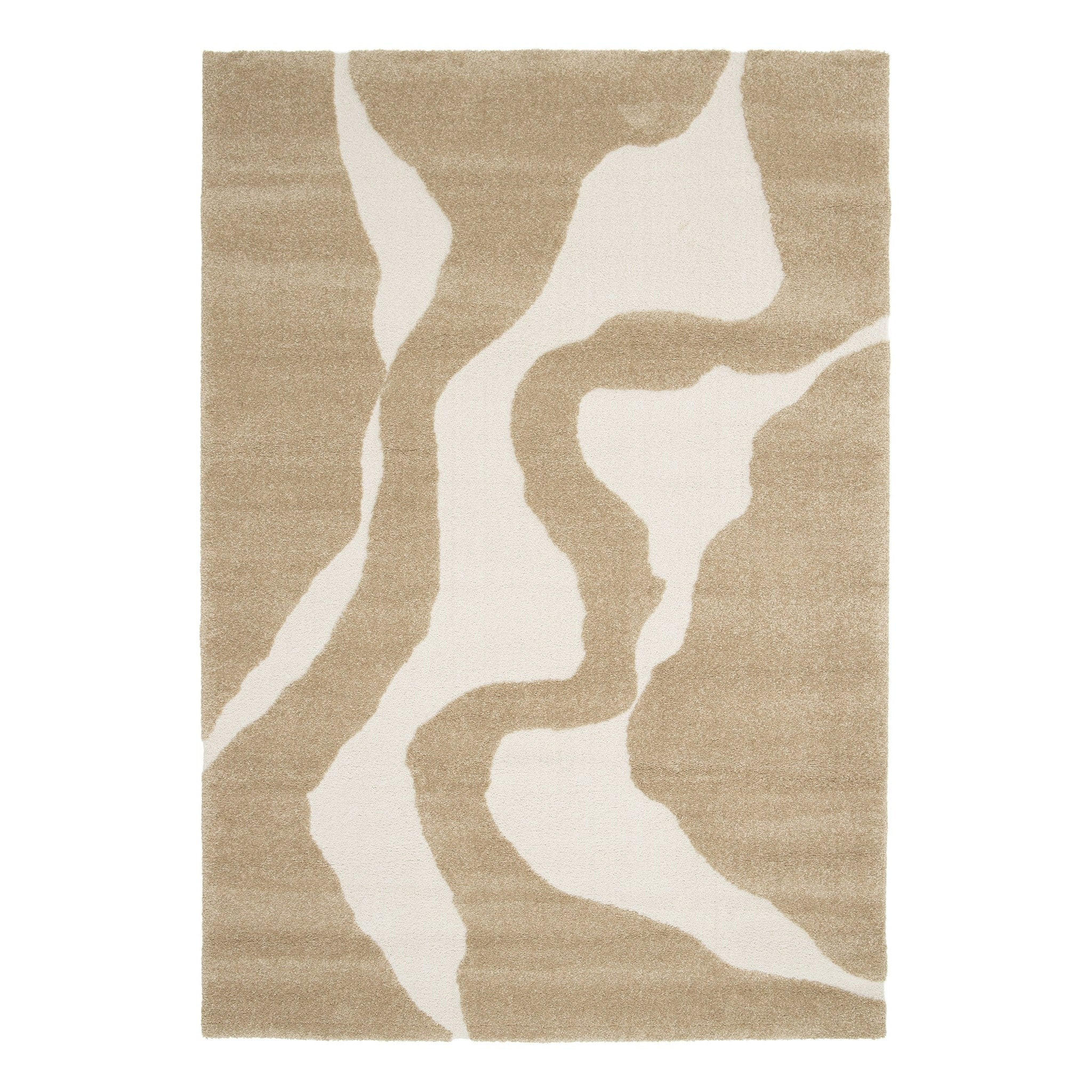 TEPPICH sehr weich mit Relief-Effekt bruin - Braun, Textil (200/290cm) - AFK Living