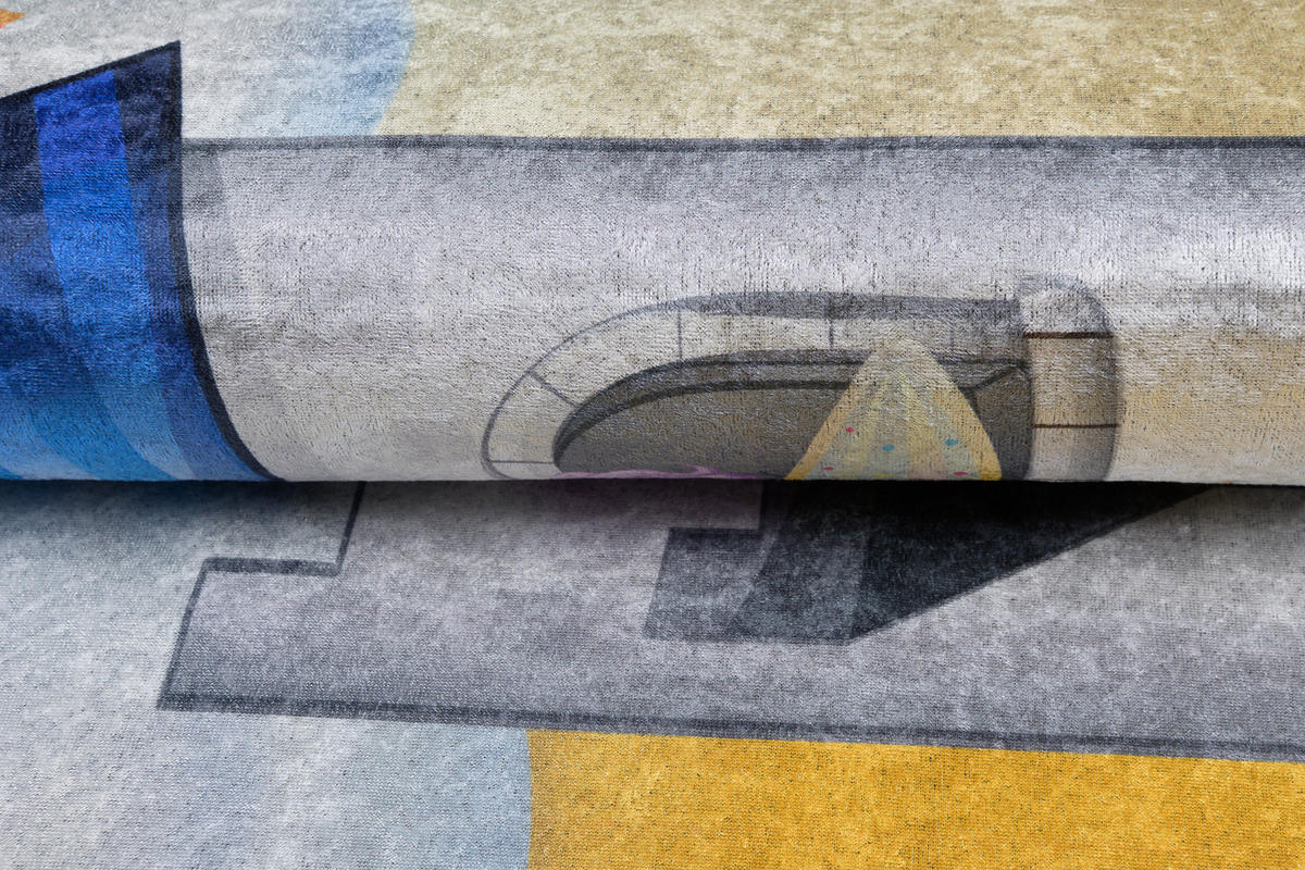 TEPPICH EMMA Hellgelb 160/230 cm - Hellgelb, Kunststoff (160/230cm) - Tapiso