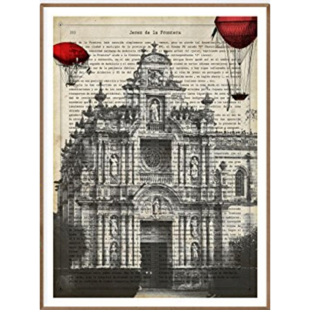 POSTER Vintage Von Jerez. A4 Rahmenlos - Klar, Papier (29.7/5/21cm) - Nacnic