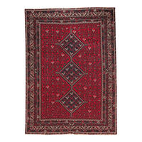 ORIENTTEPPICH handgeknüpft Gashgai Rot 332/239 cm Schurwolle - Rot, Textil (239/332cm) - Looma