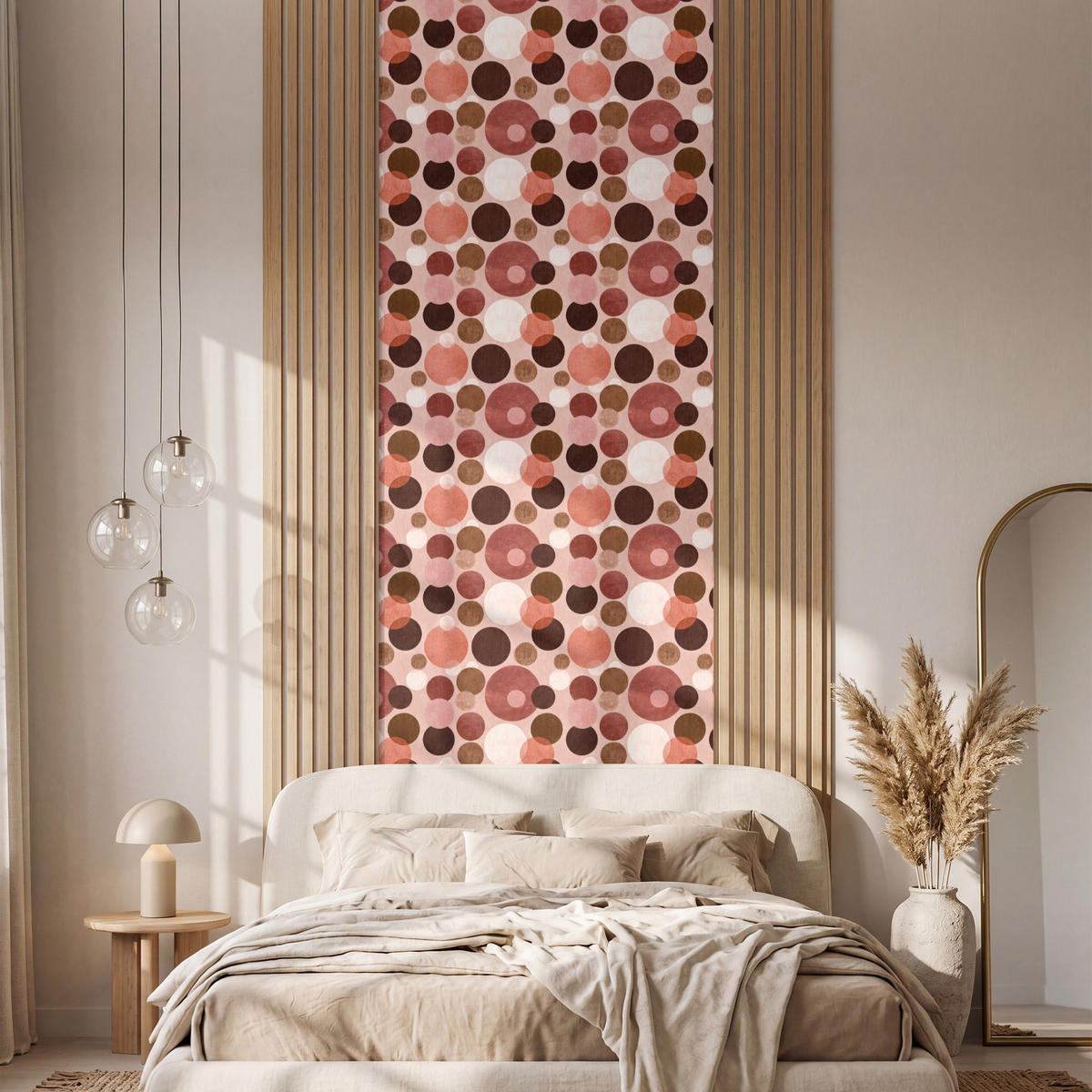 TAPETE - Kreise - Modern - Farbenfroh - 100x300 cm - Multicolor, Papier (100/300cm) - OnlyWow