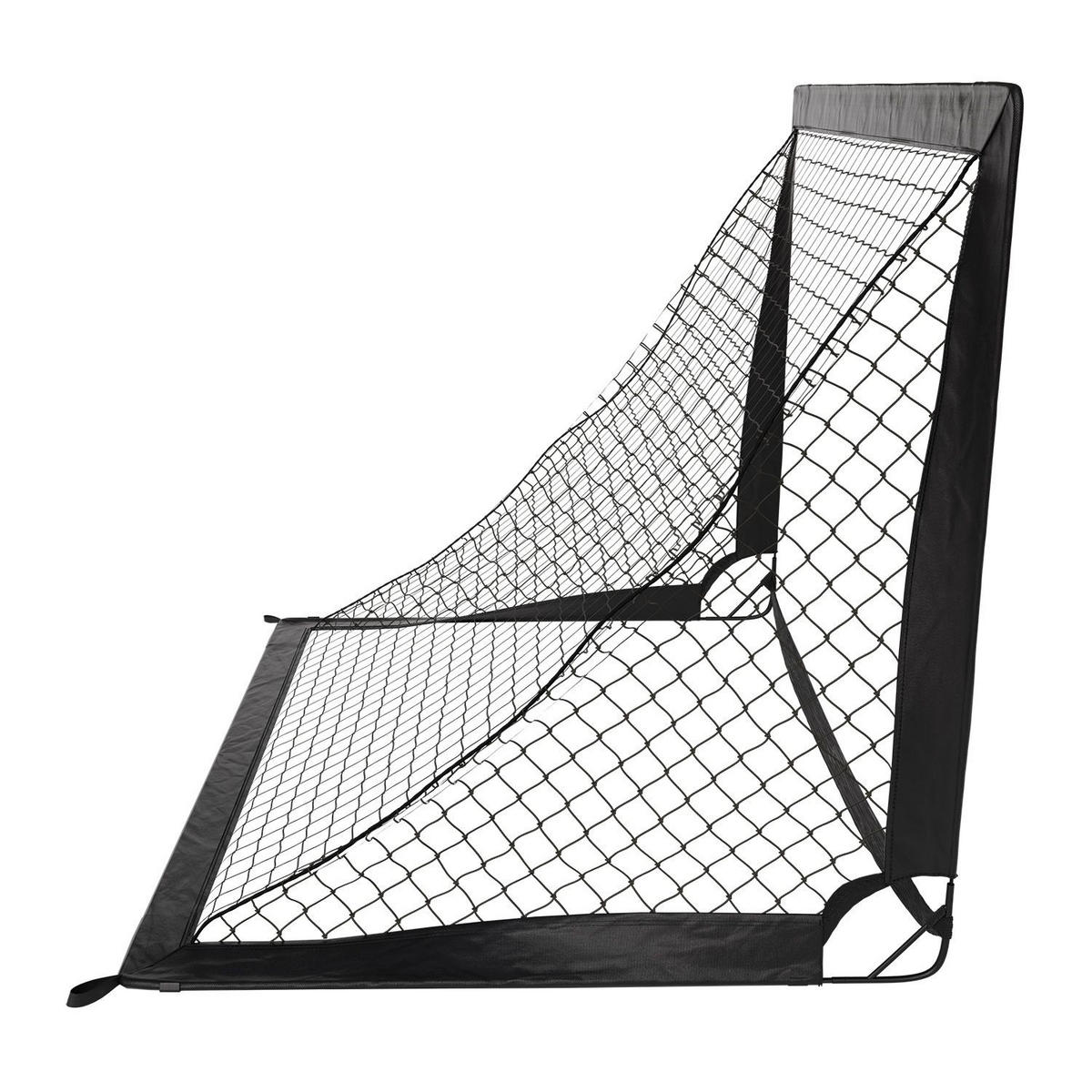 FUSSBALLTOR Goal Master Pop-up inkl Zubehör schwarz (2er-Set) - Schwarz, Kunststoff (120/90cm) - Artsport