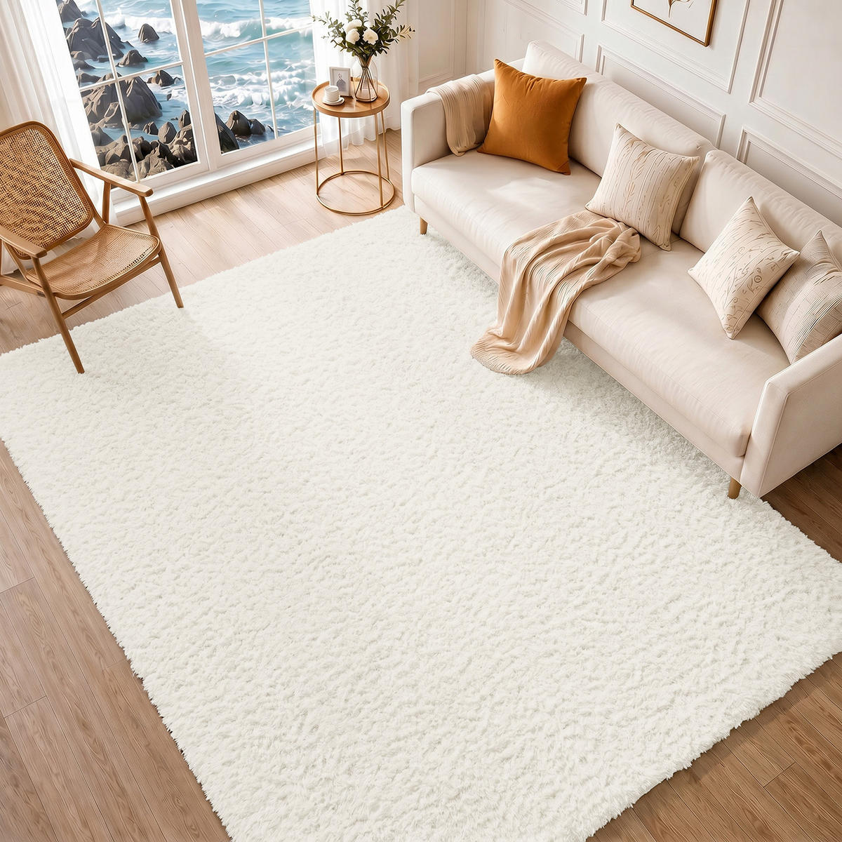 HOCHFLORTEPPICH Soso 200/275 cm Creme - Creme, Textil (200/275cm) - LIVABLISS