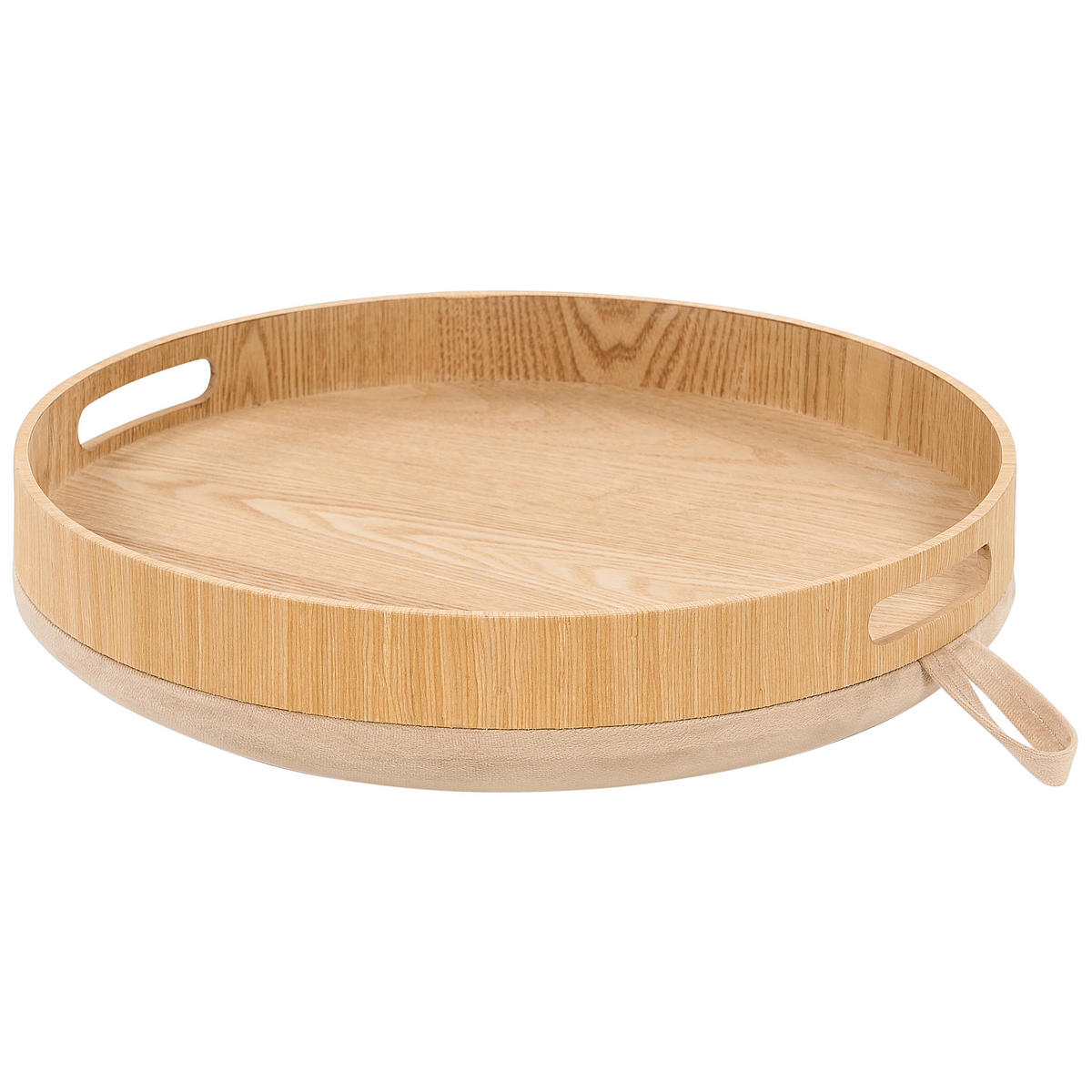 HOCKER Neely 39/39/43 cm - Beige, Textil (39/43/39cm) - Beliani