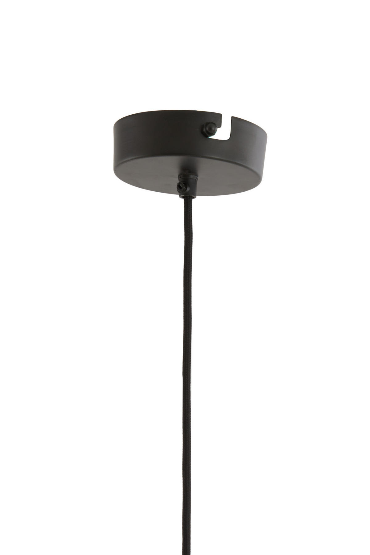 HÄNGELAMPE Kalenga Braun Ø28/30 cm - Dunkelbraun, Metall (28/28/30cm) - Light & Living