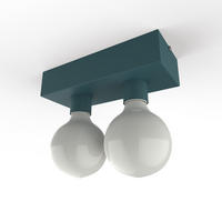 DECKENLEUCHTE - Blau, Metall (10/20/7.5cm) - Lumicom