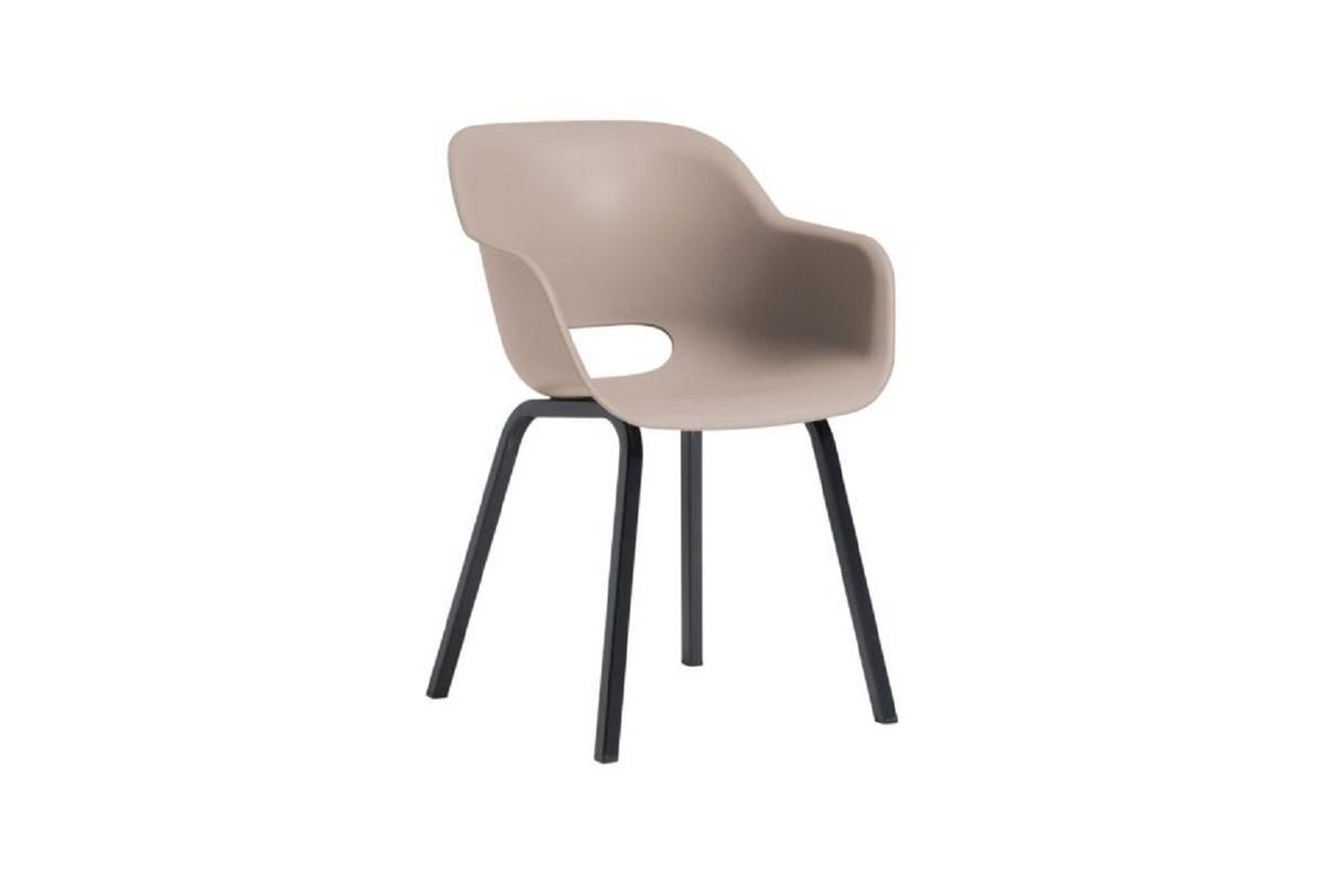 GARTENSTUHL Noa 2er-Set - Beige, Kunststoff (57/55cm) - Keter