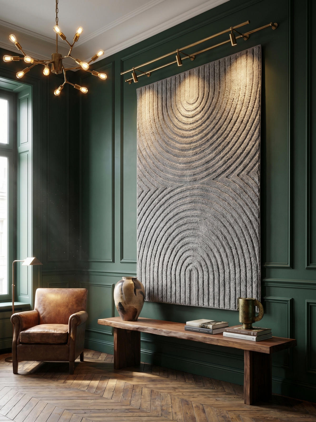 TEPPICH Wohnzimmer Hoch-Tief 3D-Effekt Organische Bögen mit 3D-Effekt OEKO-TEX 3D-Relief Boho Silber 200x290 – RIGI - Silberfarben, Textil (200/290cm) - KADIMA DESIGN