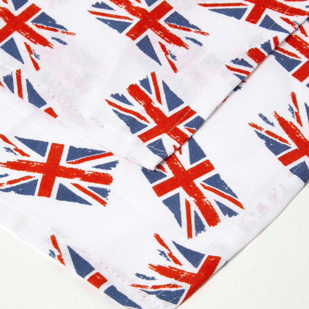 GESCHIRRTÜCHER-SET Union Jack 2-teilig, 100% Baumwolle - Multicolor, Textil (45/65cm) - Homescapes