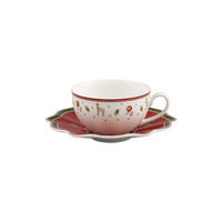 MILCHKAFFEETASSE MIT UNTERTASSE Toy's Delight bunt 260 ml 2er Set - Multicolor, Keramik (19/9.3/19cm) - Villeroy & Boch