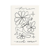 POSTER Hier Und Jetzt 1 Blatt A3 Rahmenlos - Klar, Papier (29.7/5/42cm) - Nacnic