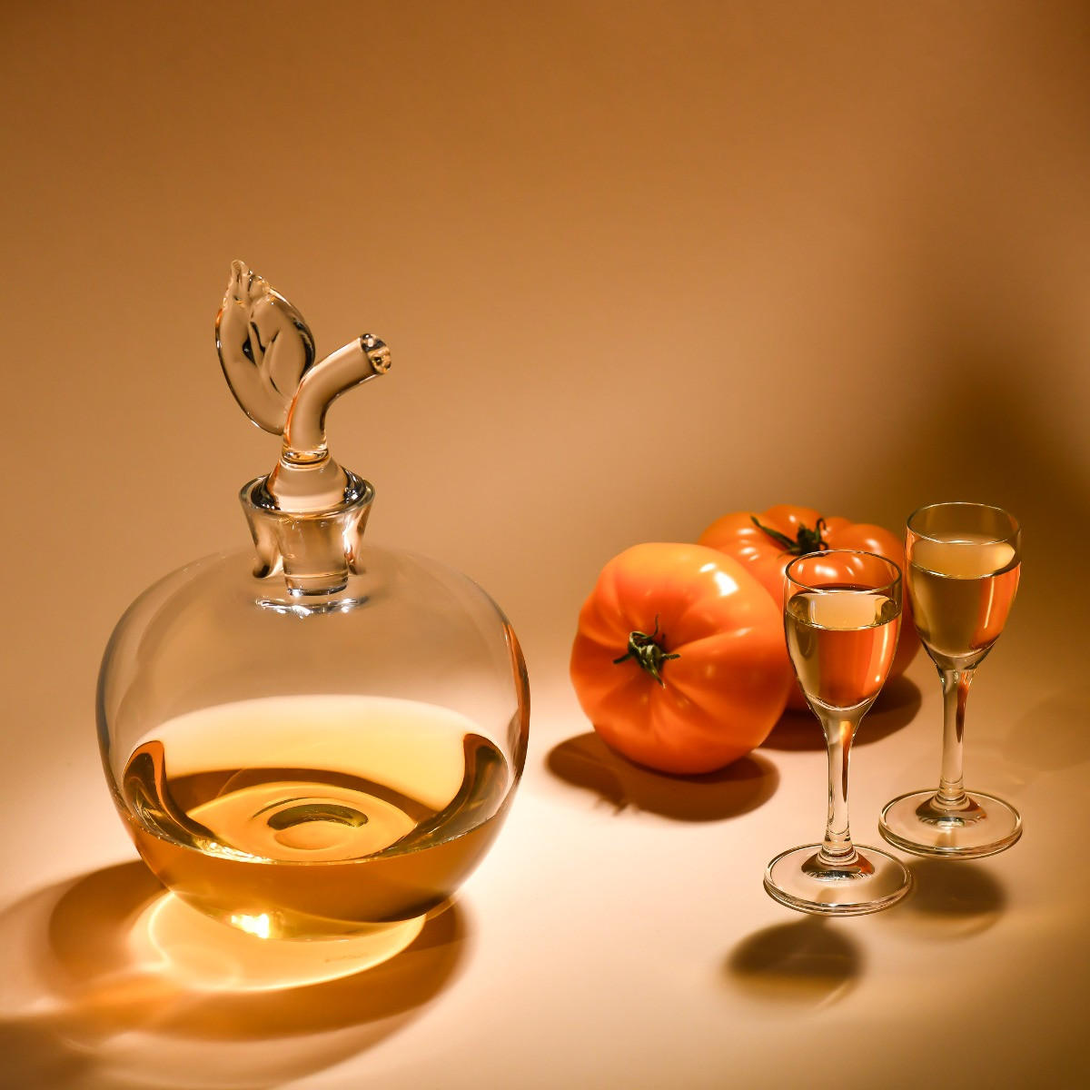 KARAFFE Vintage, 1000 ml, Handgefertigt - Transparent, Glas (1L) - Krosno Glass