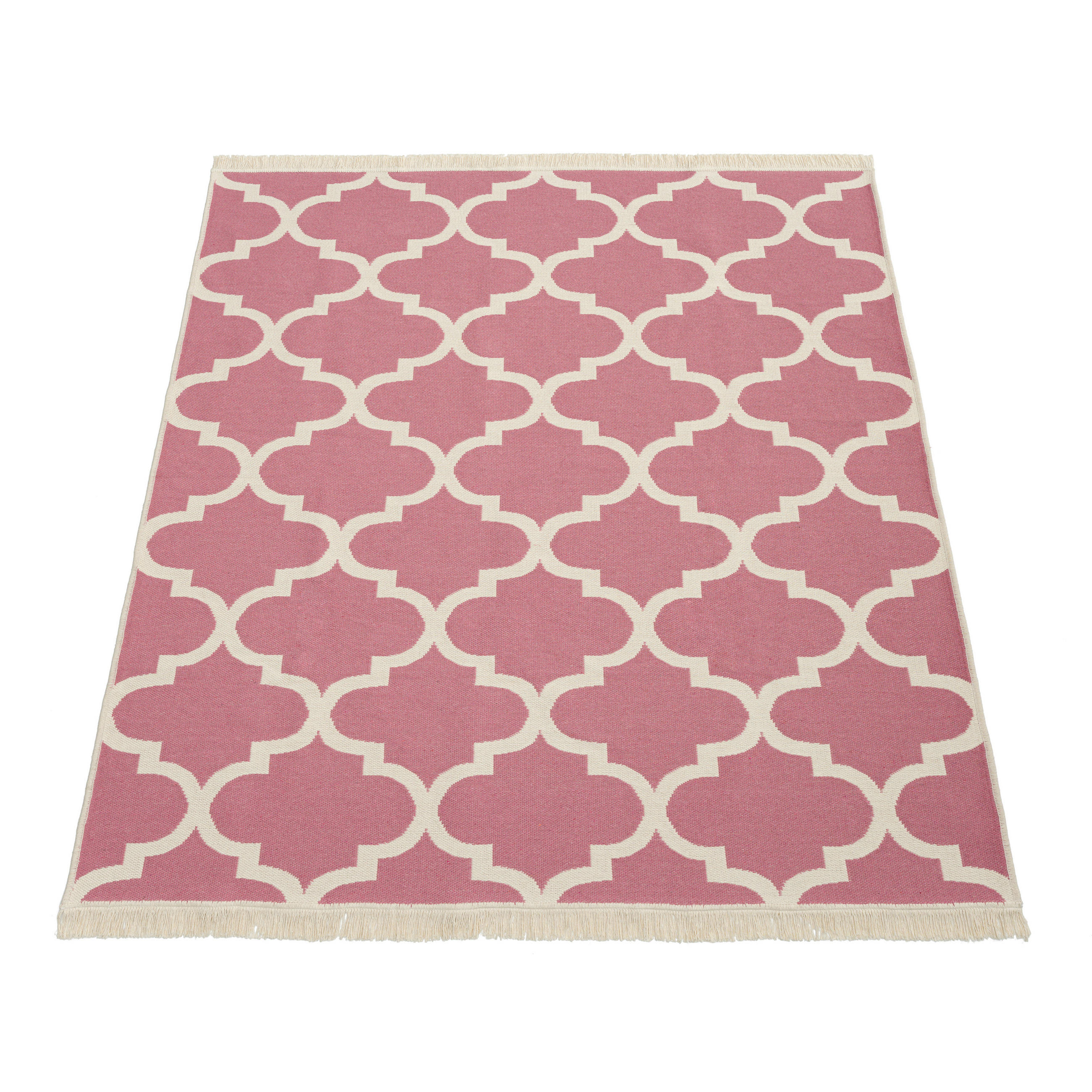 KURZFLORTEPPICH 60/180 cm Skandi 147 - Pink, Textil (60/180cm) - Paco Home