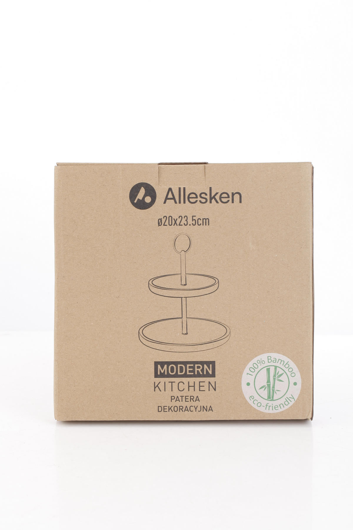 ETAGERE Modern Kitchen 15/20cm H23.5cm Bambus - Braun, Holz (21.8/3/21.8cm) - Mondex