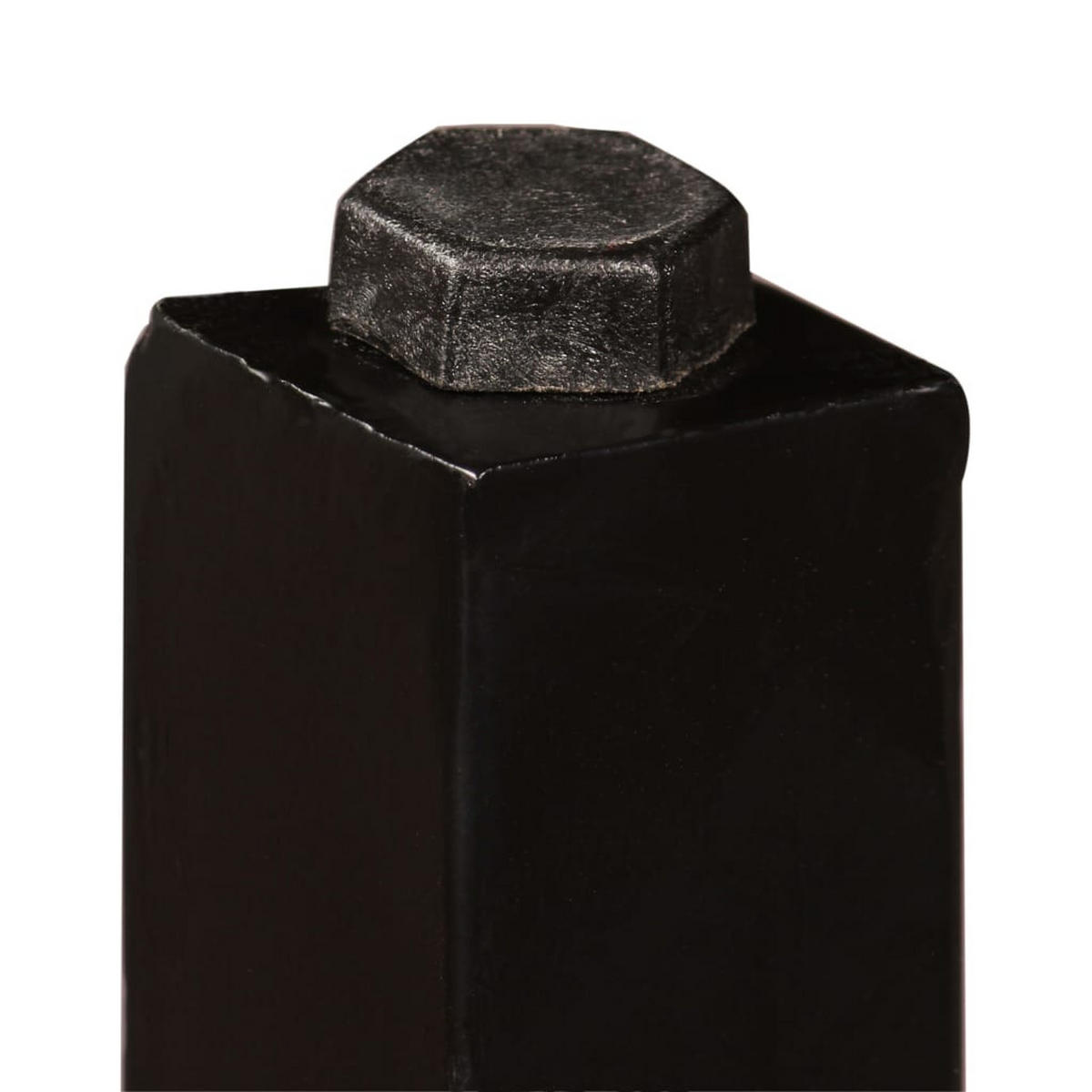 BARTISCH, 150/70/107 cm, aus Massivholz Akazie und Stahl - Braun, Holz (150/70/107cm) - vidaXL