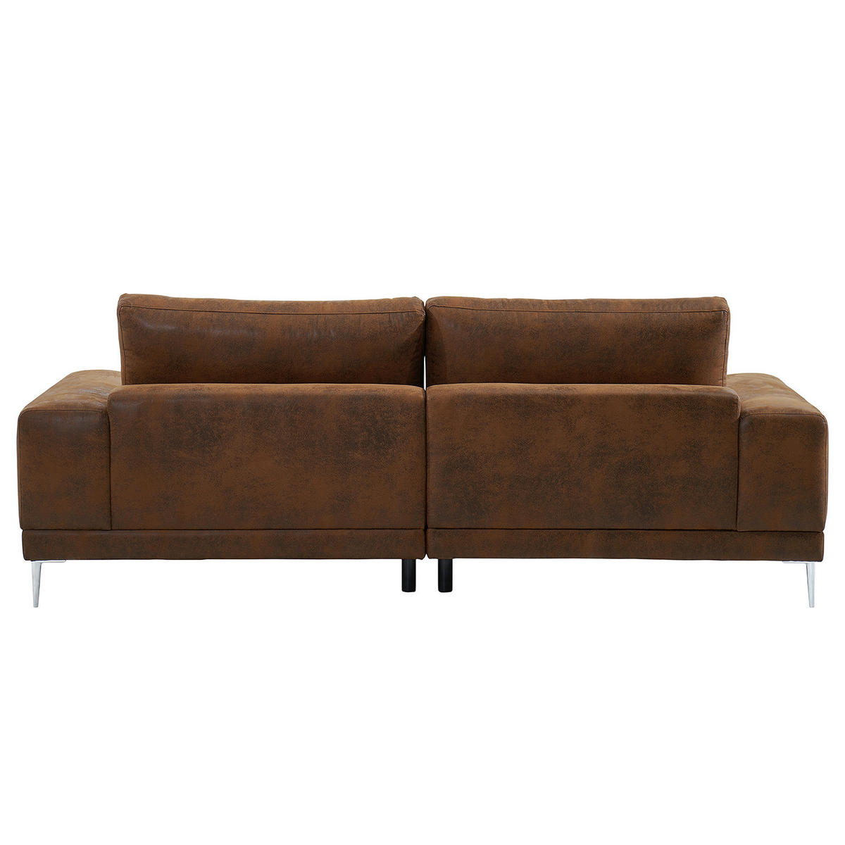 3-SITZER SOFA - Dunkelbraun, Textil (243/92/103cm) - home24