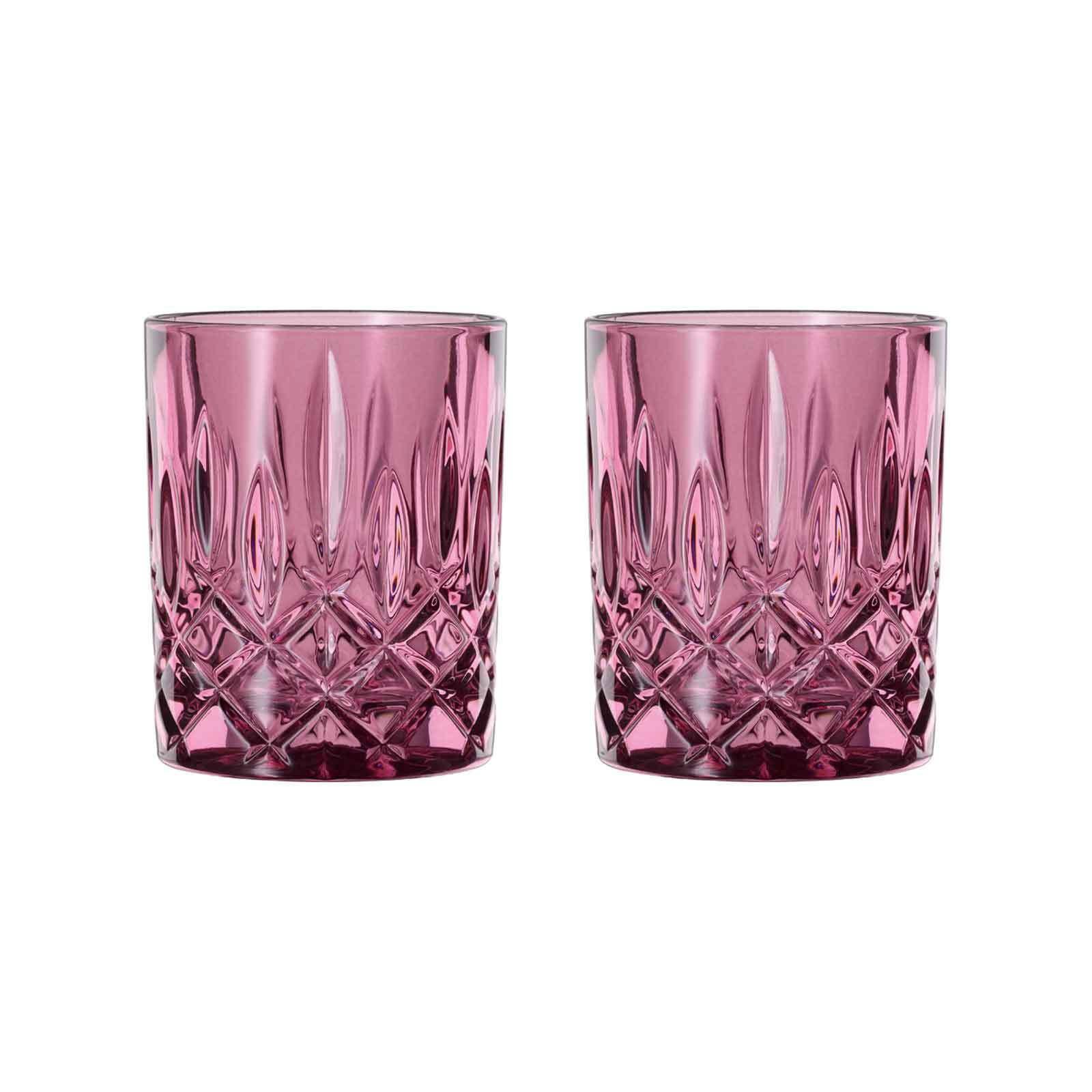WHISKYBECHER Noblesse Vintage Berry 295 ml 2er Set - Violett, Glas (0.295L) - Nachtmann