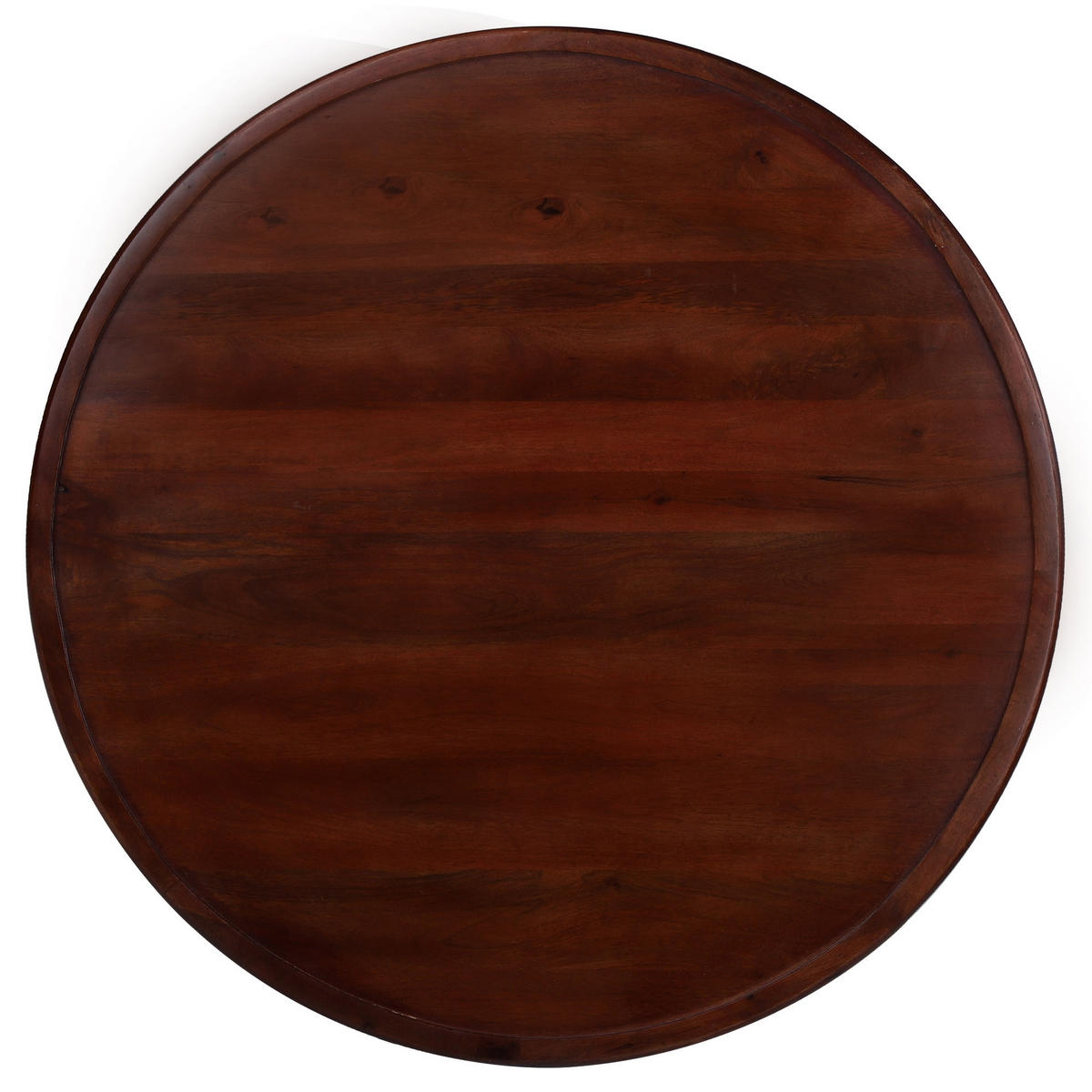 COUCHTISCH Ø100x45 cm rund Natur handgefertigt aus Mangoholz - Naturfarben, Holz (100/45/100cm) - WOMO-DESIGN