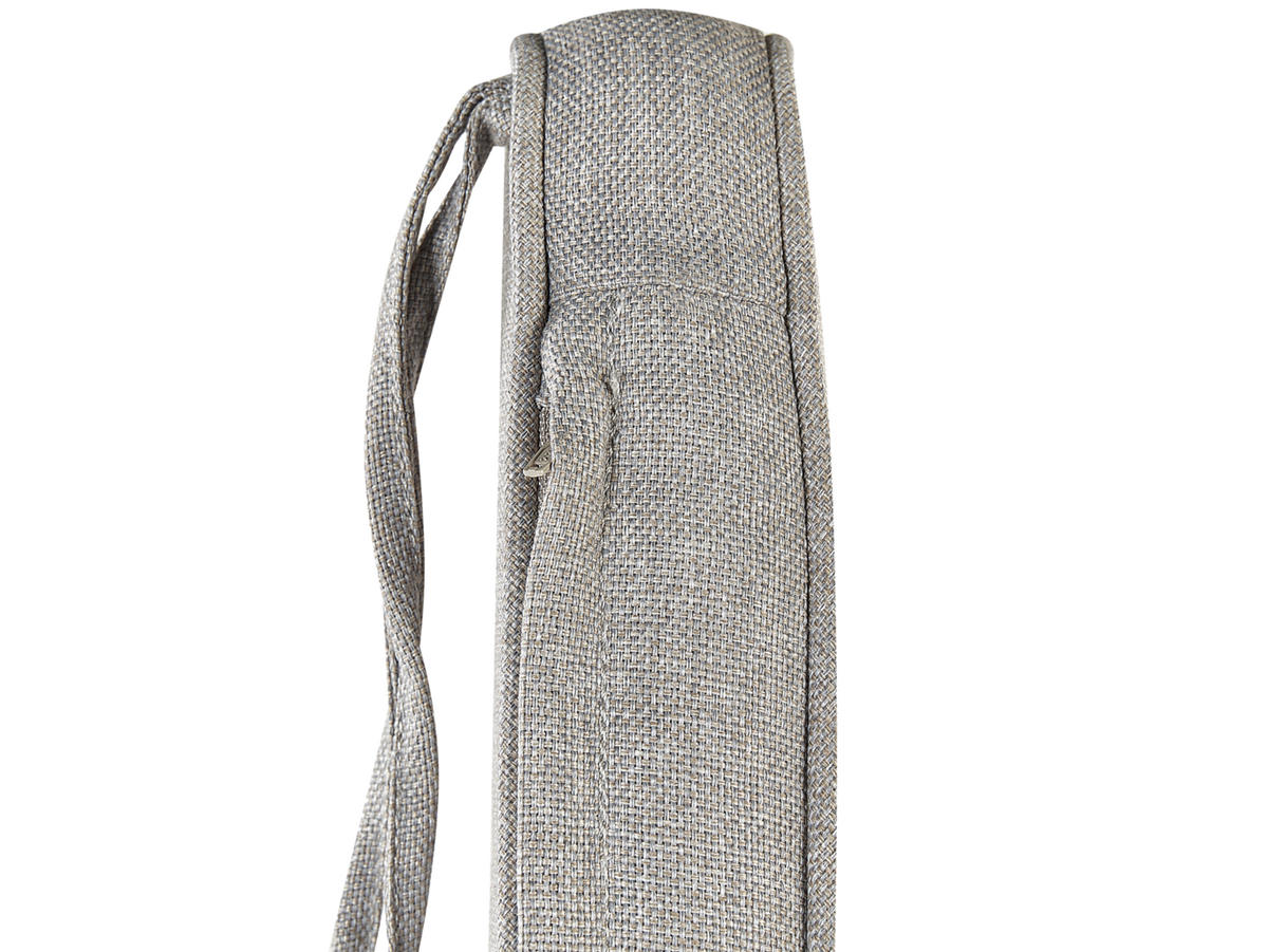 SITZBANKPOLSTER KISSEN Grau Sovana - Grau, Textil (108/5/45cm) - Beliani