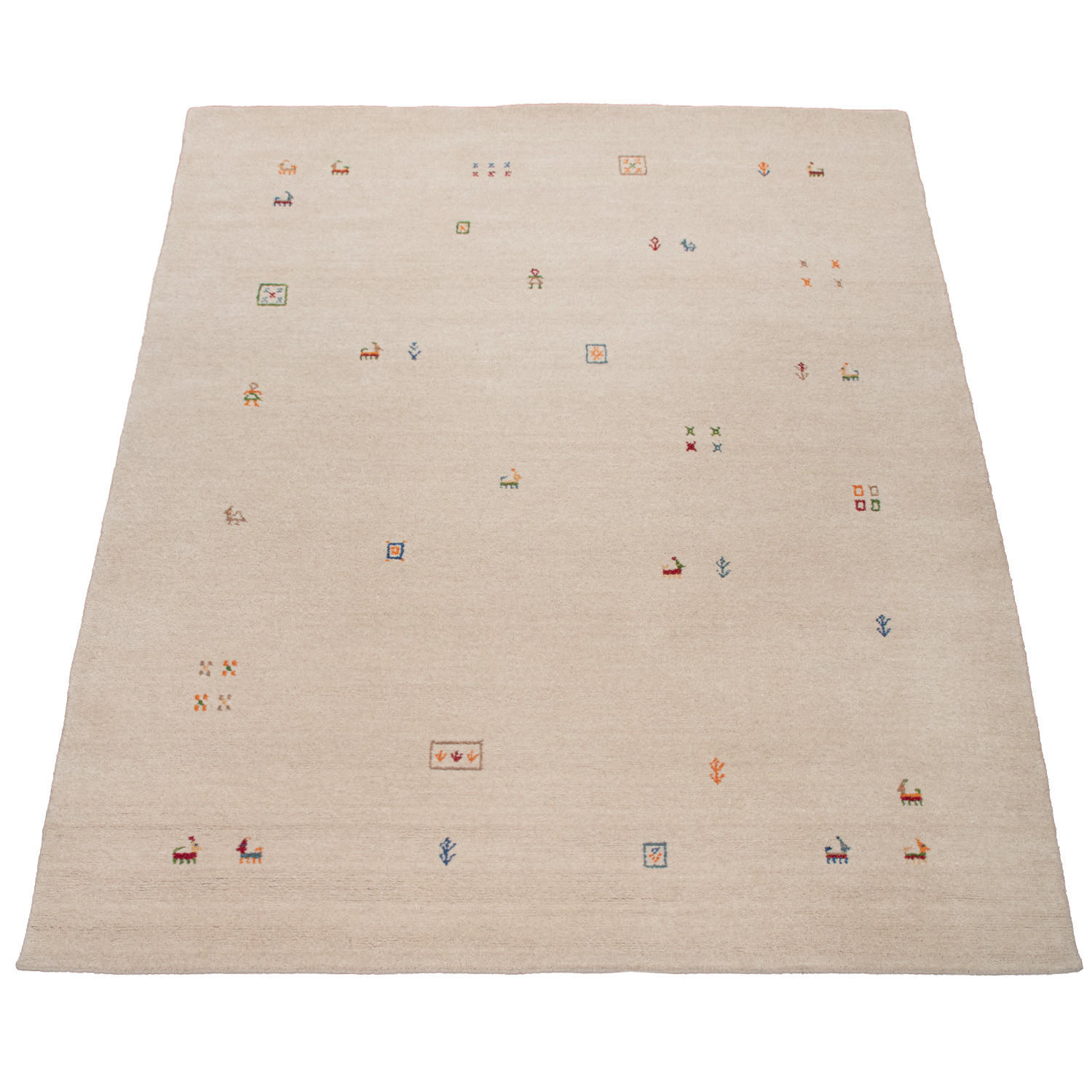 HOCHFLORTEPPICH 160/230 cm Gabbeh 312 - Creme, Textil (160/230cm) - Paco Home