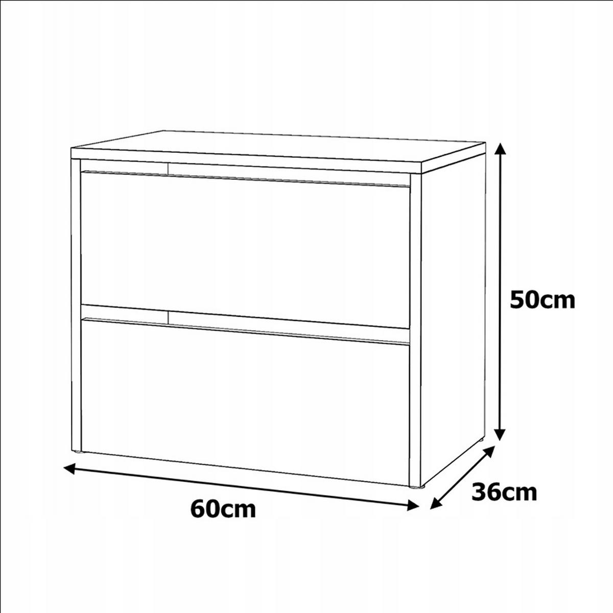 SCHUHREGAL – WEISS - Weiß, Holz (60/50/36cm) - Stiv Meble