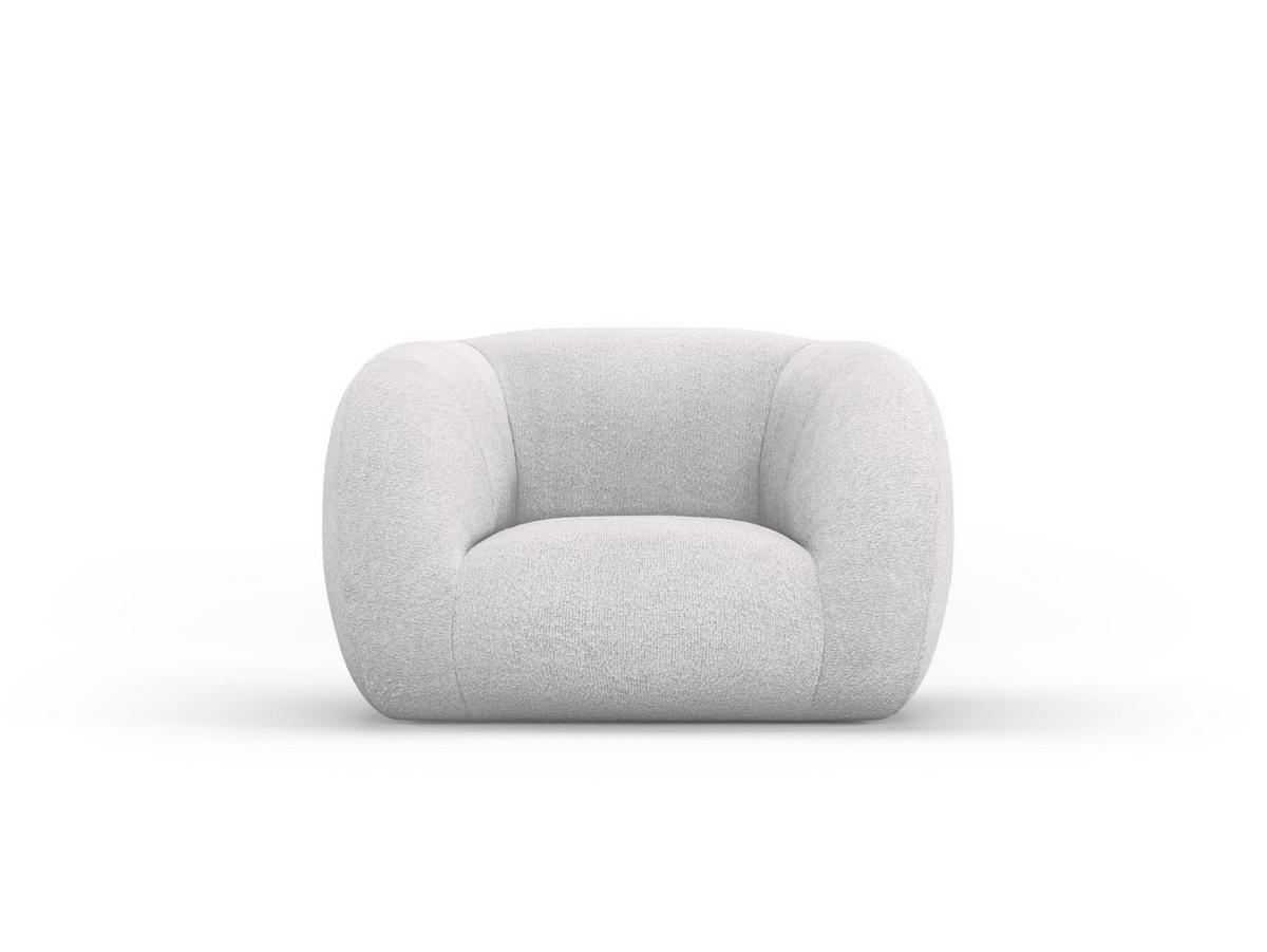 SESSEL Essen aus Boucle hellgrau - Hellgrau, Textil (95/86/130cm) - Cosmopolitan Design