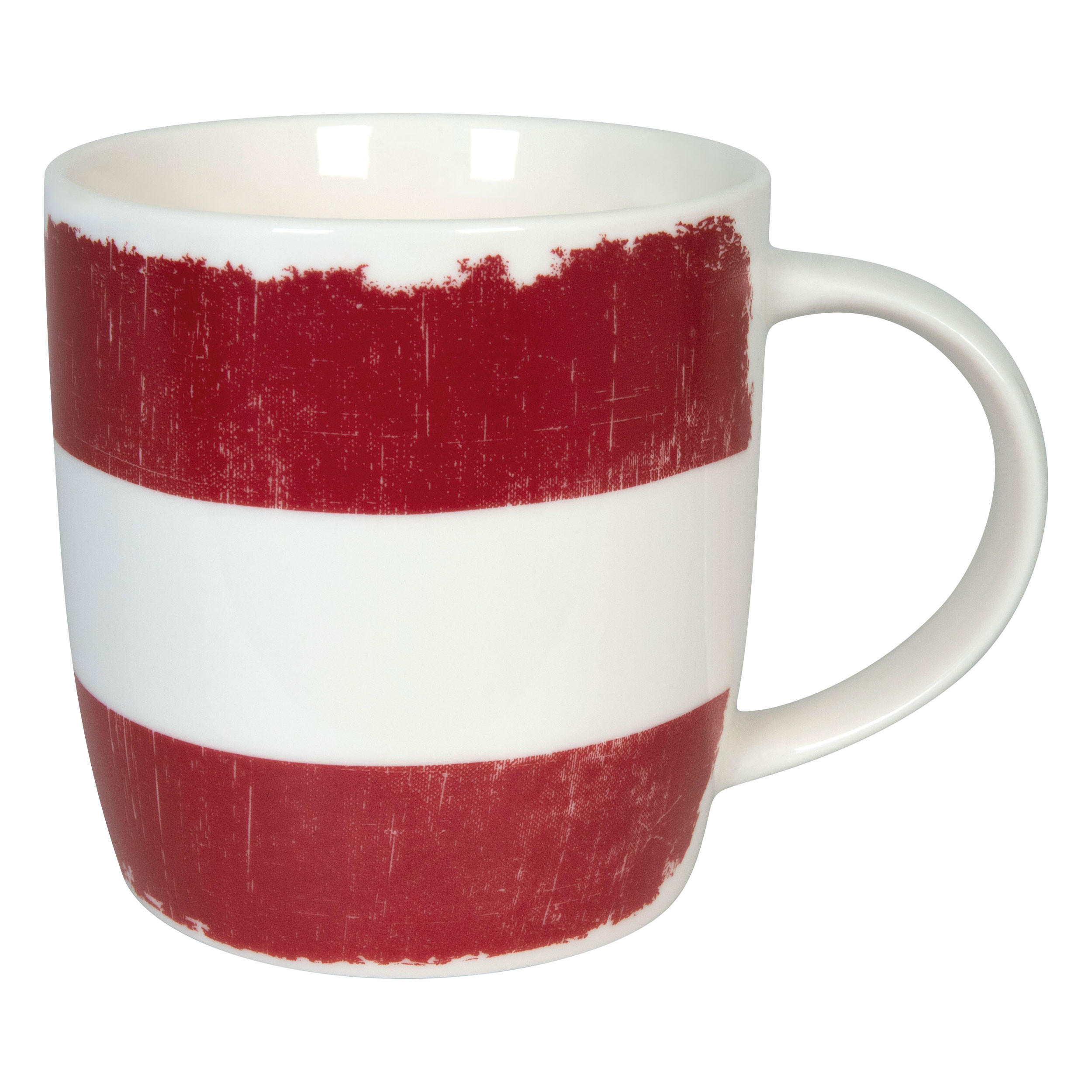 KAFFEEBECHER Vintage Flag Österreich - Naturfarben, Keramik (0.35L) - Könitz