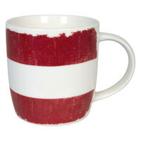 KAFFEEBECHER Vintage Flag Österreich - Naturfarben, Keramik (0.35L) - Könitz