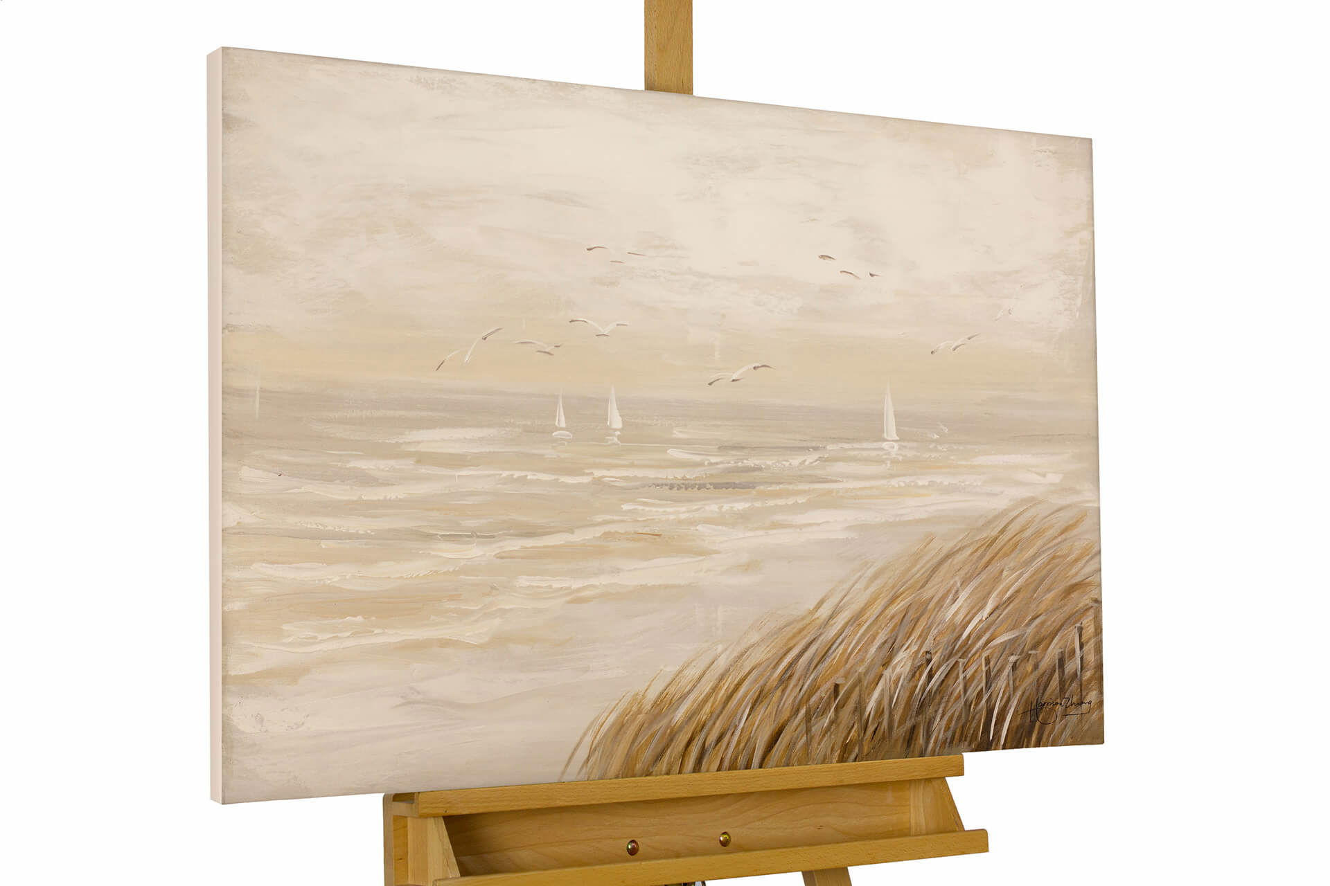 KUNSTLOFT OLEJOMALBA 90/60 cm, Moře a pláž