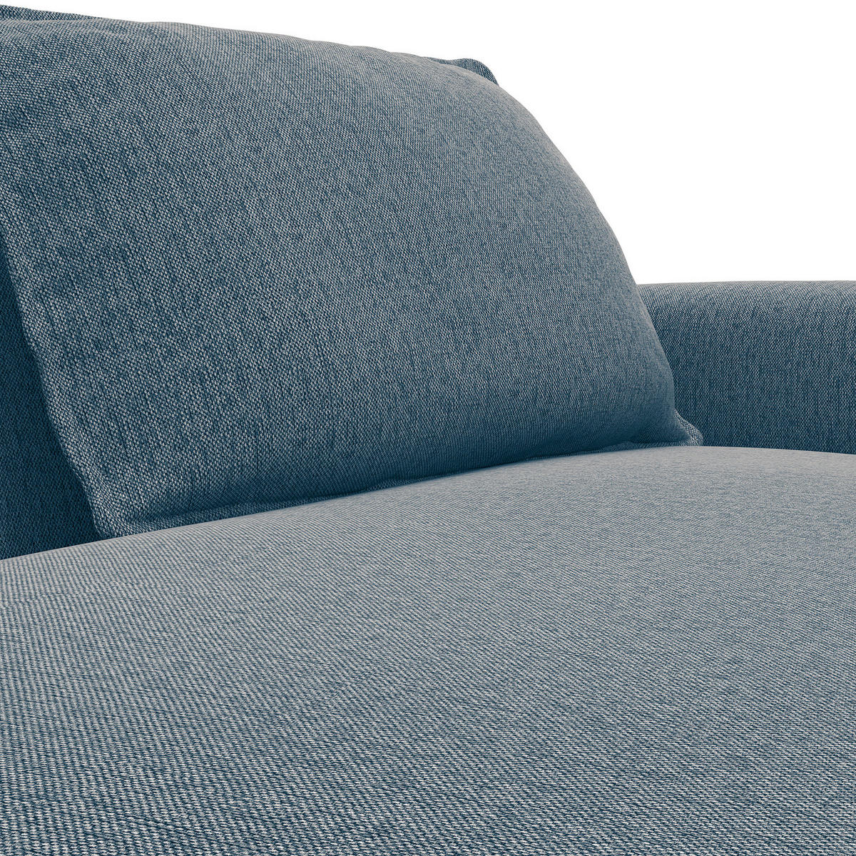 2,5-SITZER SOFA - Blau, Textil (217/82/156cm) - home24