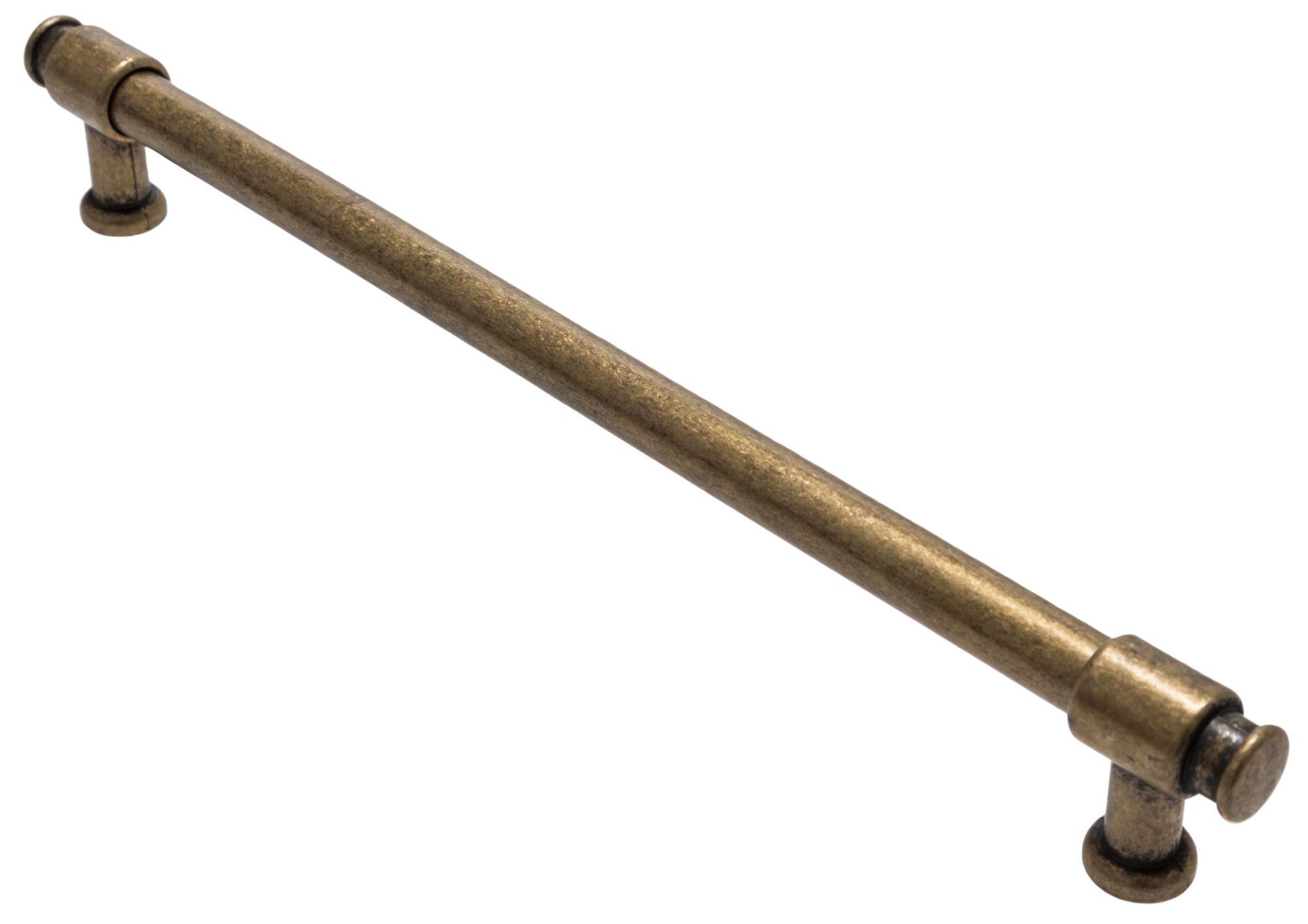 MÖBELGRIFF BA 192mm Bügelgriff Altmessing Küchengriff Messing brüniert Schrank - Messingfarben/Grau, Metall (1.2/2.9/22.2cm)