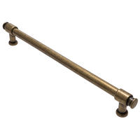 MÖBELGRIFF BA 192mm Bügelgriff Altmessing Küchengriff Messing brüniert Schrank - Messingfarben/Grau, Metall (1.2/2.9/22.2cm)