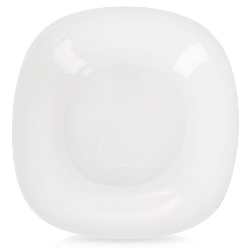SUPPENTELLER Luna tief weiß - Weiß, Glas (21/21/3.5cm) - Orion 