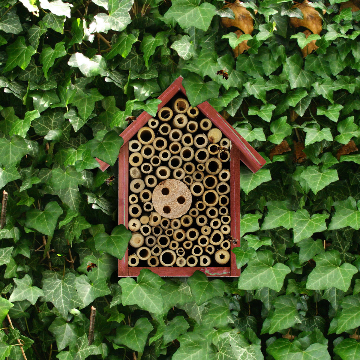 INSEKTENHOTEL - Multicolor, Holz (17/20/8.5cm) - Relaxdays