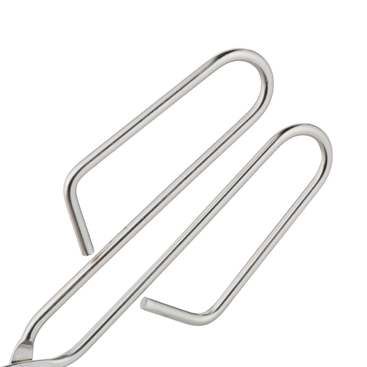 3-TLG.GRILLZANGEN-SET - Silberfarben, Metall (4.5cm) - Relaxdays