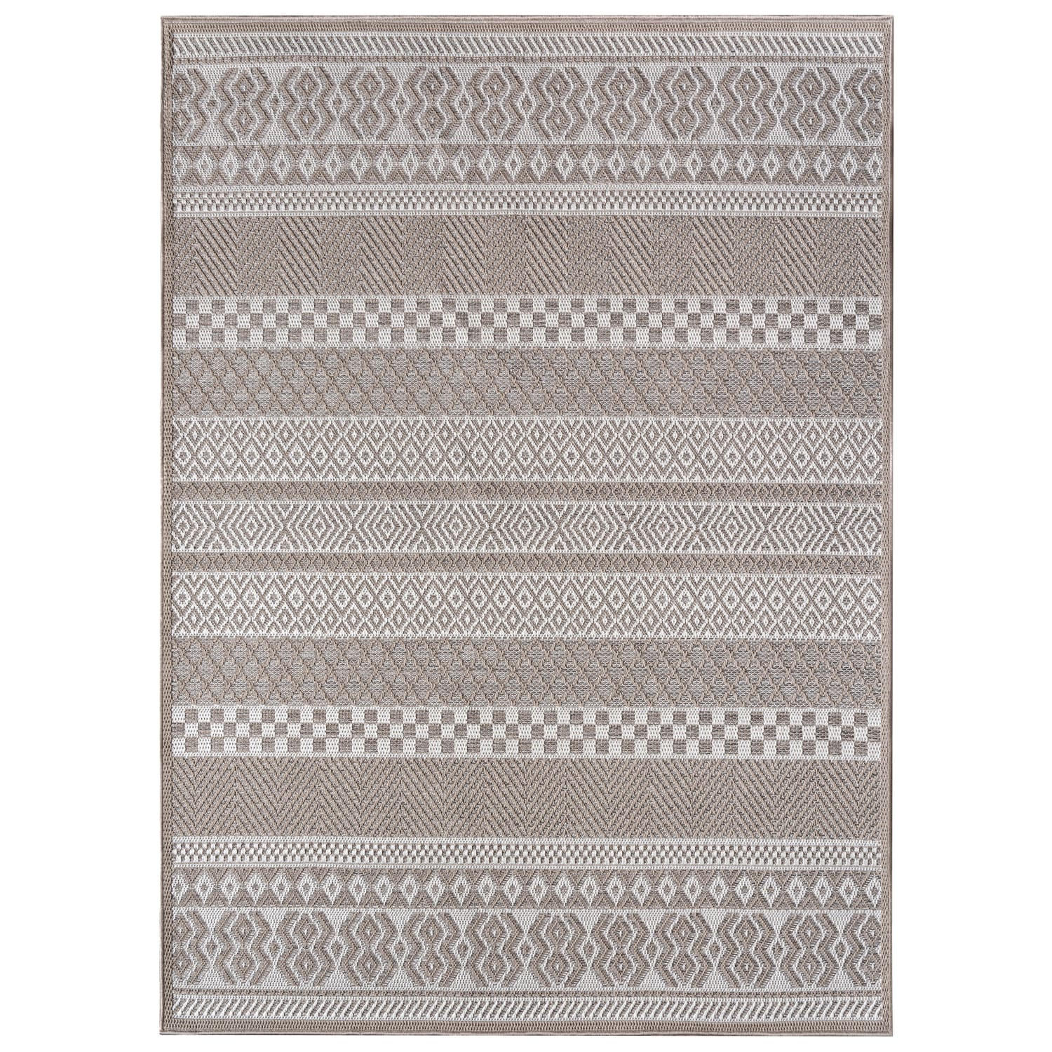 OUTDOORTEPPICH 80/150 cm Vermont 183 - Beige, Kunststoff (80/150cm) - Paco Home