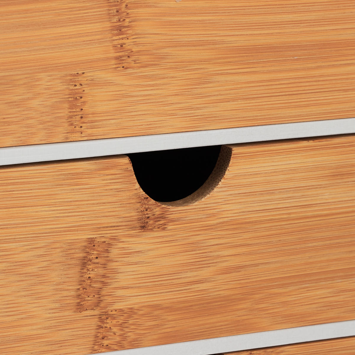 ZÁSUVKOVÝ box - biela, drevo/kompozitné drevo (16.5/27.5/21cm) - Relaxdays