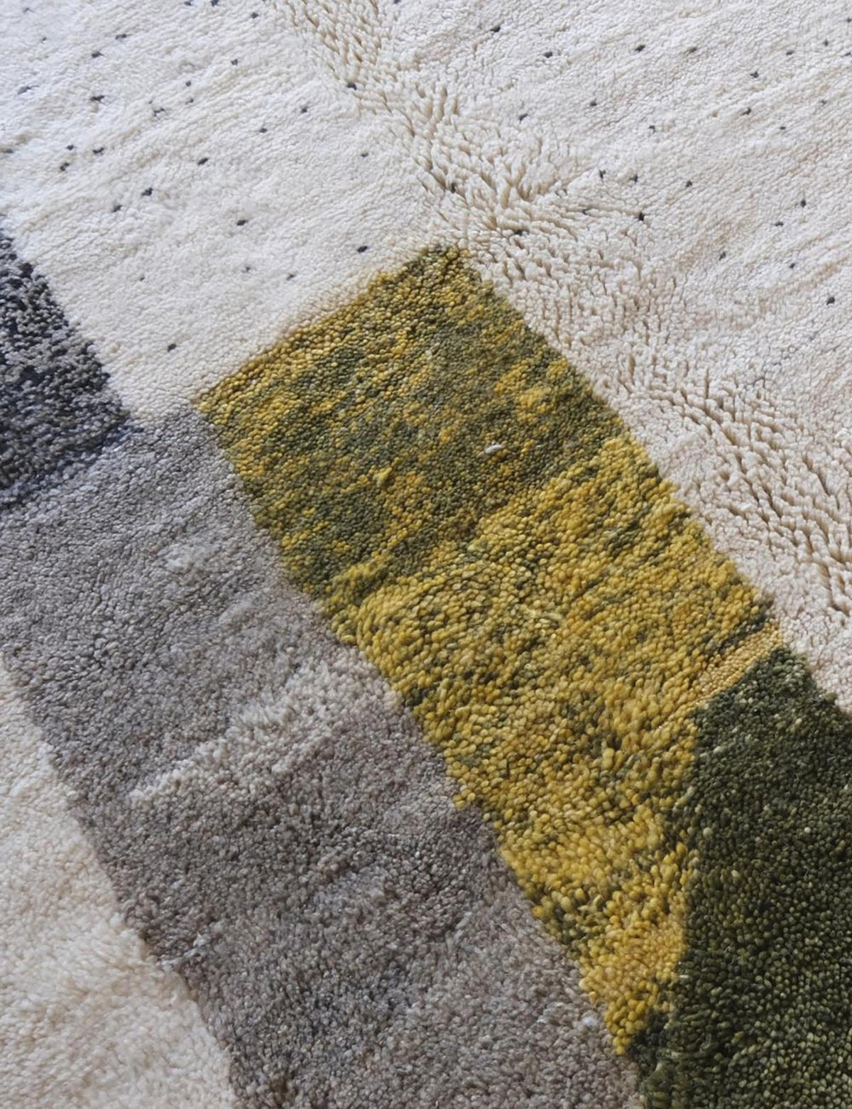 BERBERTEPPICH aus Marokko aus reiner Wolle 200x 300 cm - Multicolor, Naturmaterialien (200/300cm) - AFK Living