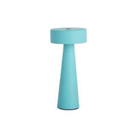 TISCHLAMPE LED Ring 6/6/16 cm - Blau, Metall (6/6/16cm) - Leitmotiv