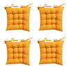 SITZKISSEN Panama 46/46 cm 4er-Set - Gelb, Textil (46/6/46cm) - Madison