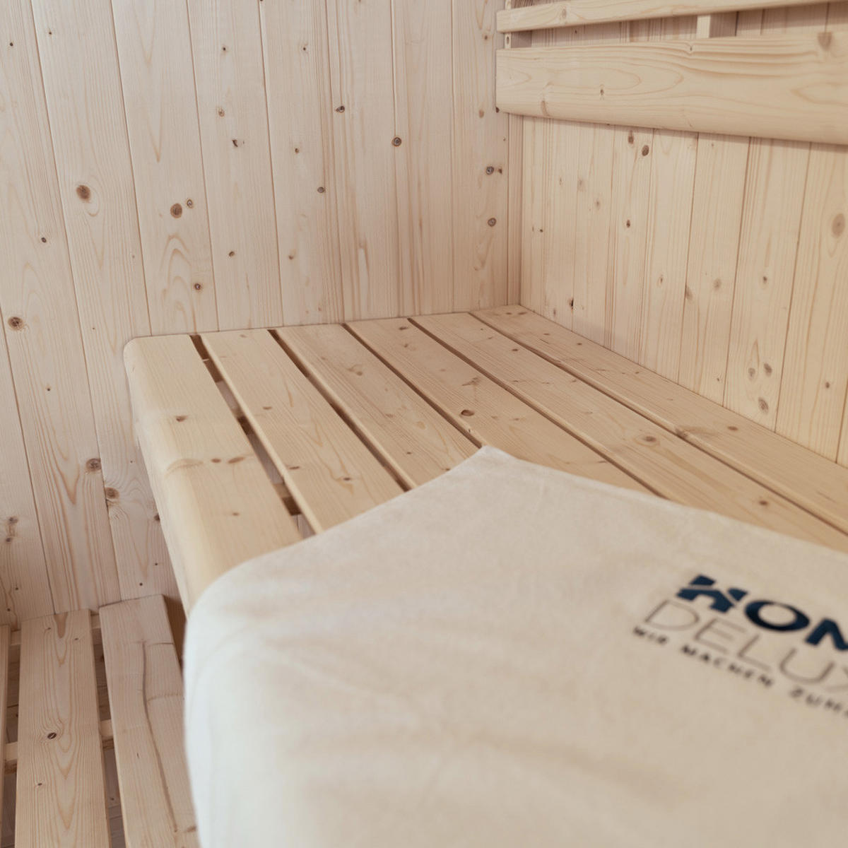 SAUNA SHADOW XL - XL - Naturfarben, Holz (200/190/150cm) - Home Deluxe
