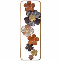 WANDDEKO-OBJEKT aus Metall, 31x90x4cm - Multicolor, Metall (31.1/4.4/89.5cm) - Wanderlust