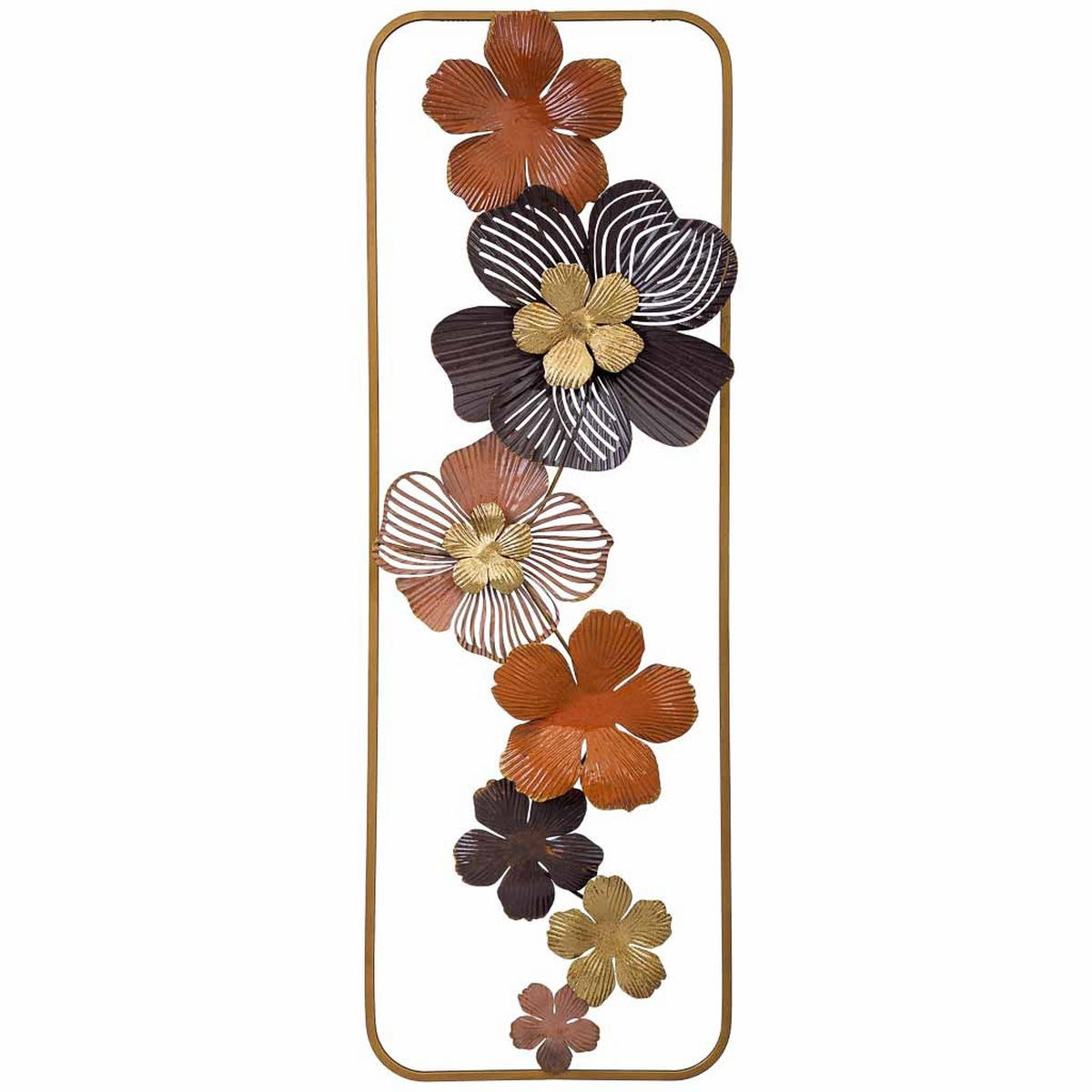 WANDDEKO-OBJEKT aus Metall, 31x90x4cm - Multicolor, Metall (31.1/4.4/89.5cm) - Wanderlust