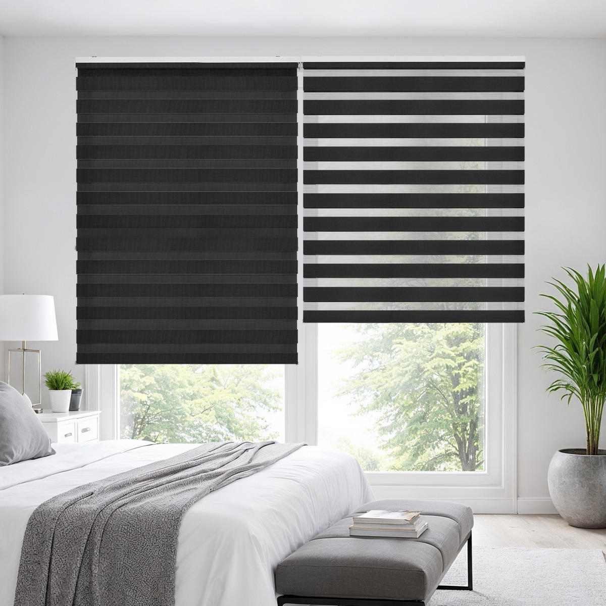 DOPPELROLLO Silber 160X250 - Silberfarben, Kunststoff (160/250cm) - STORESDECO