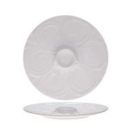 ESSTELLER Austern-Teller Weiß ø 29 cm - Weiß, Keramik (28.5cm) - Cosy & Trendy