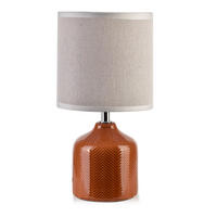 TISCHLAMPE Leti orange 15/15/20 cm Keramik - Dunkelorange, Keramik (15/15/20cm) - Mondex