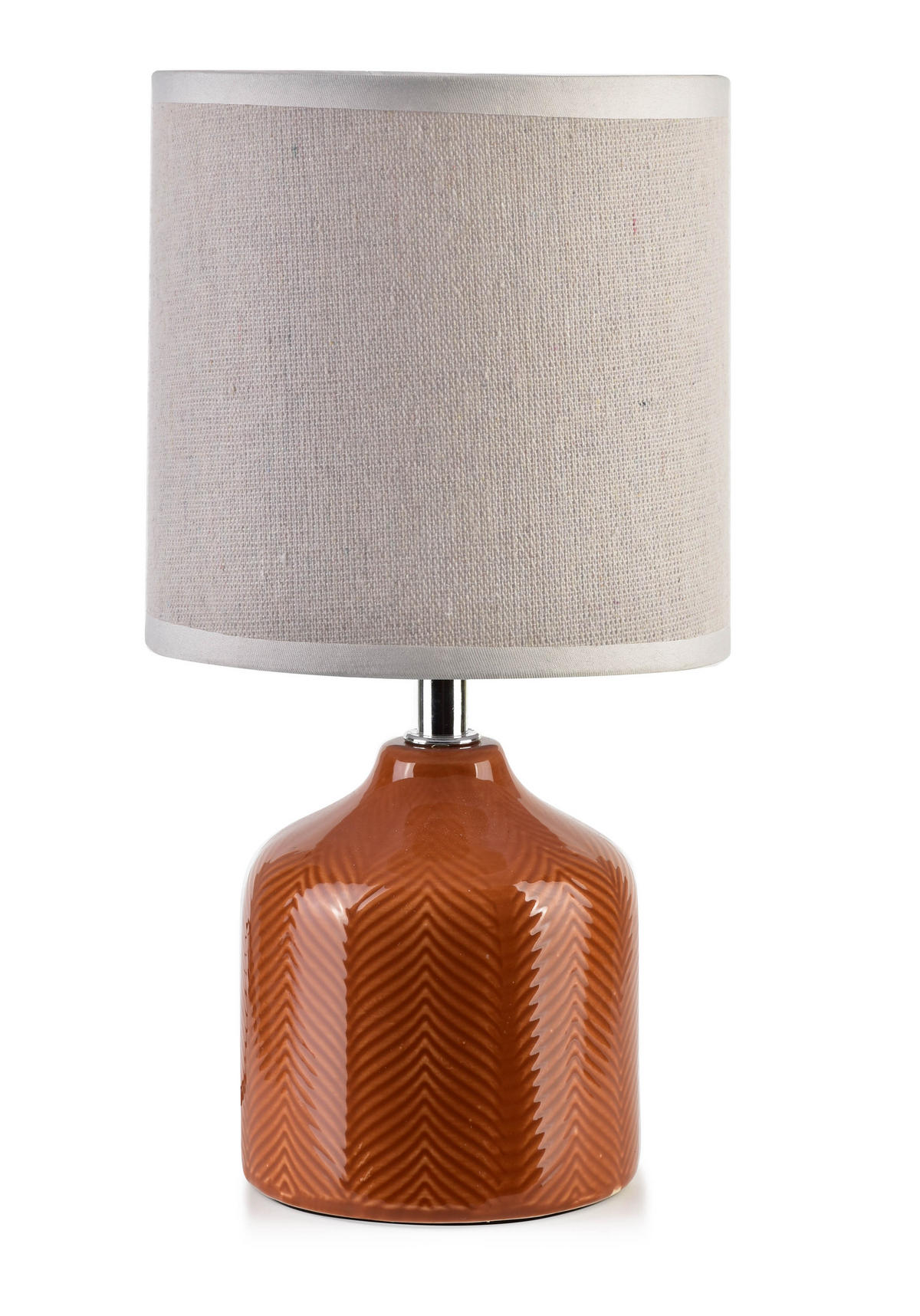 TISCHLAMPE Leti orange 15/15/20 cm Keramik - Dunkelorange, Keramik (15/15/20cm) - Mondex