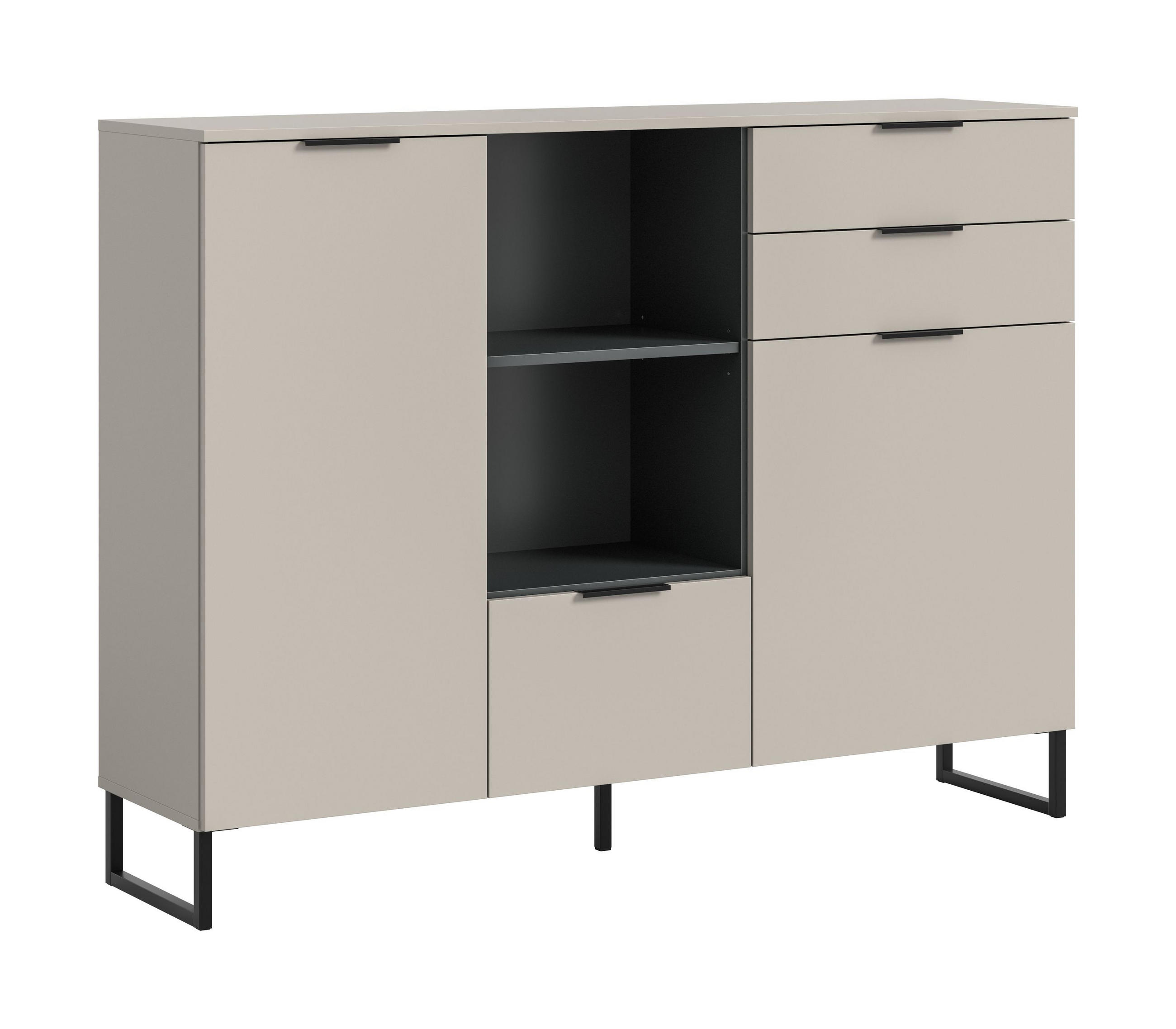 Homes & Jones Highboard Kaschmir 150x112x37 cm